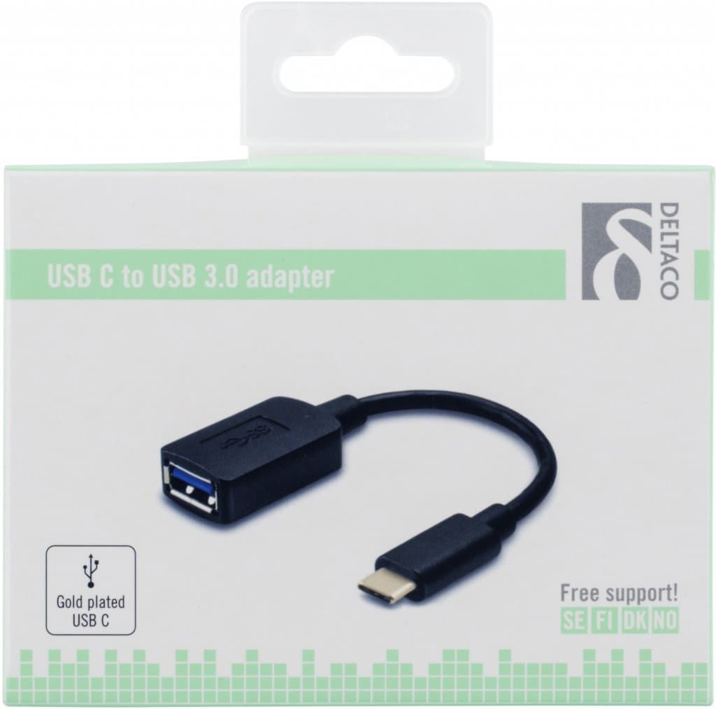 USB 3.0 kabel Type C output Type A input