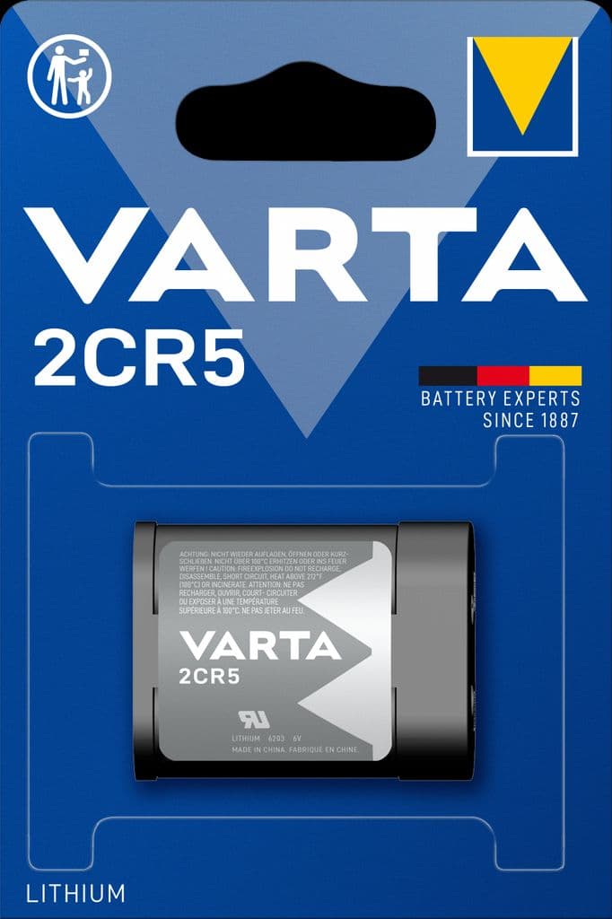 VARTA Lithium Sylindrisk batteri 2CR5