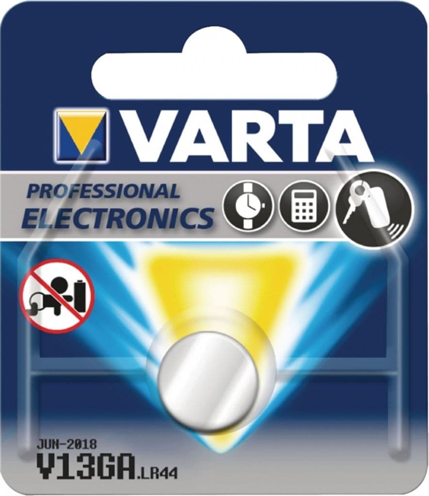 VARTA Alkalisk Spesialknappcellebatteri V13GA / LR44