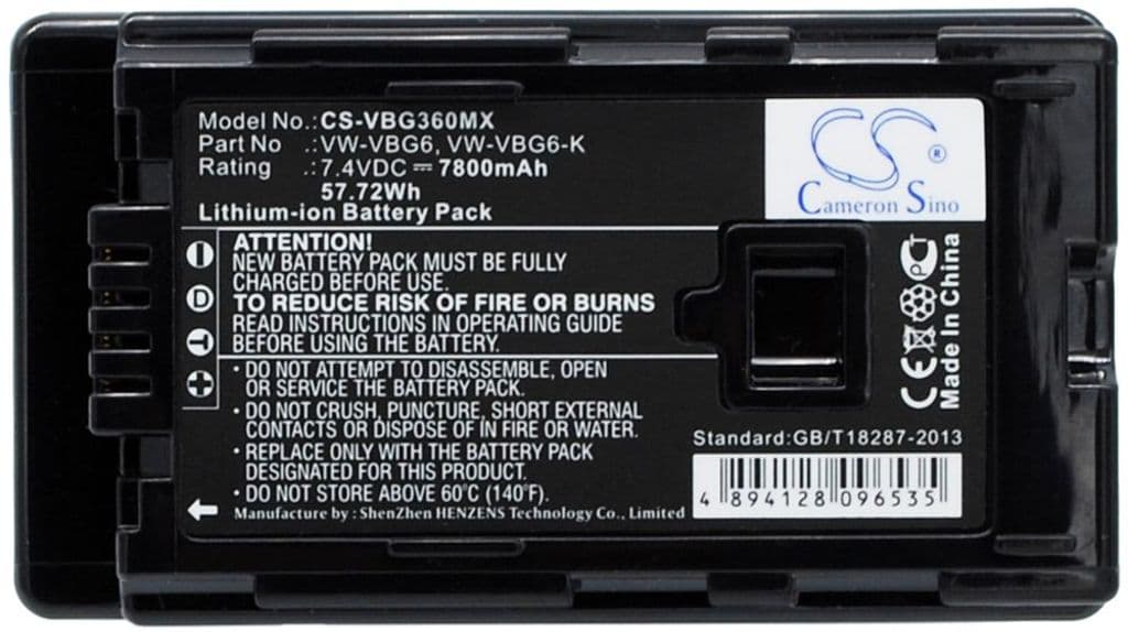 Batteri til Panasonic AG-AC130 etc