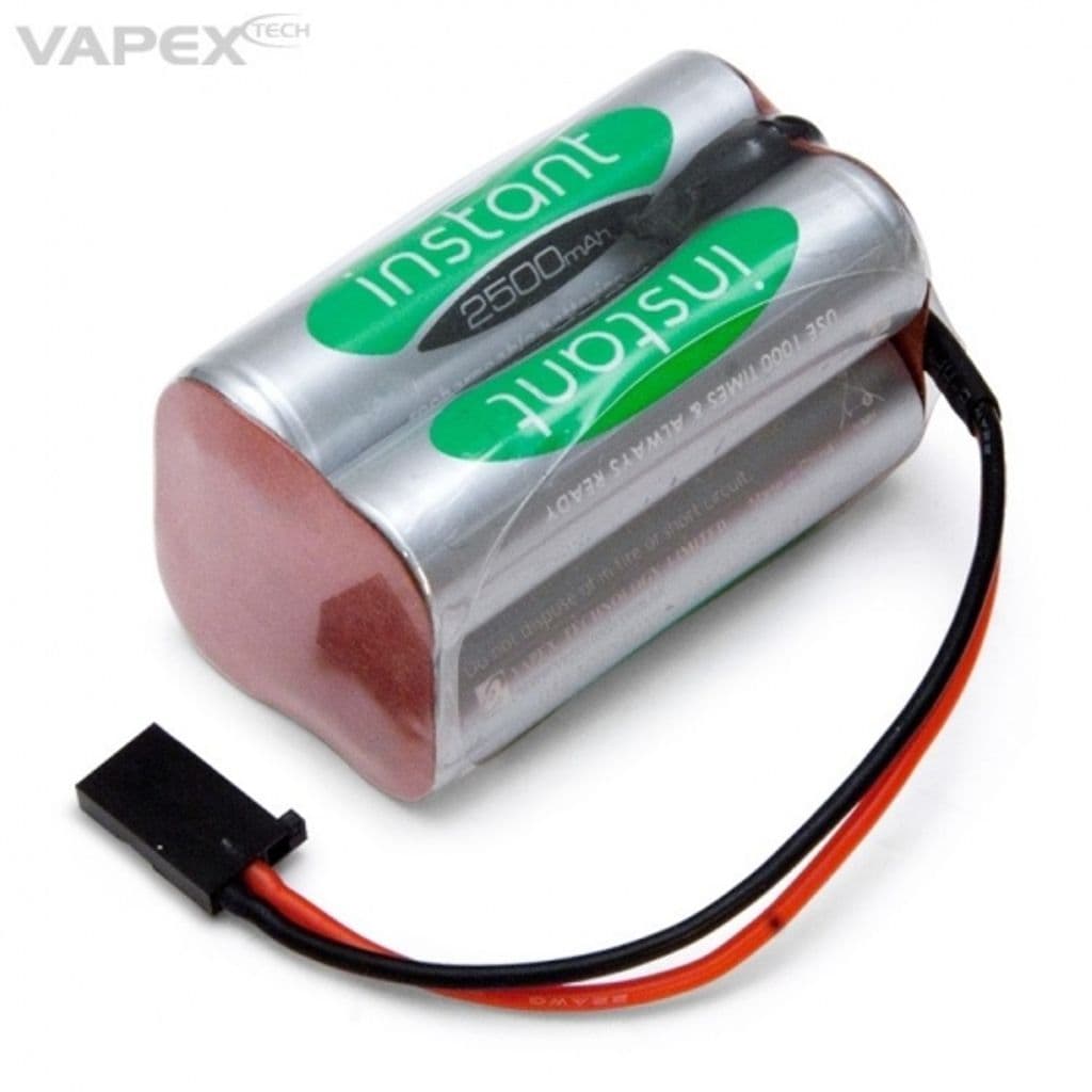 Mottakerakk 4.8V 2500mAh NiMH Instant cub