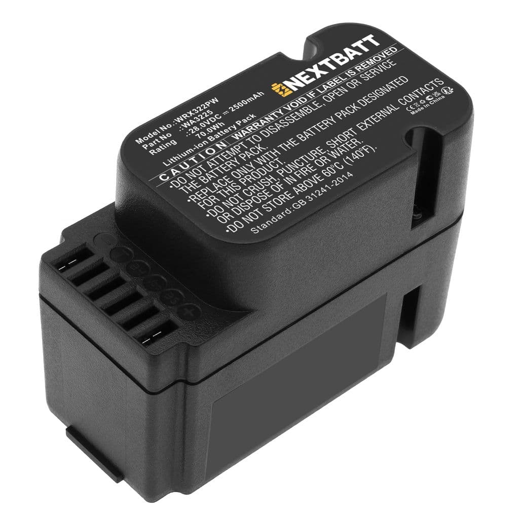 Batteri til Worx 28V 2,5Ah Li-ion
