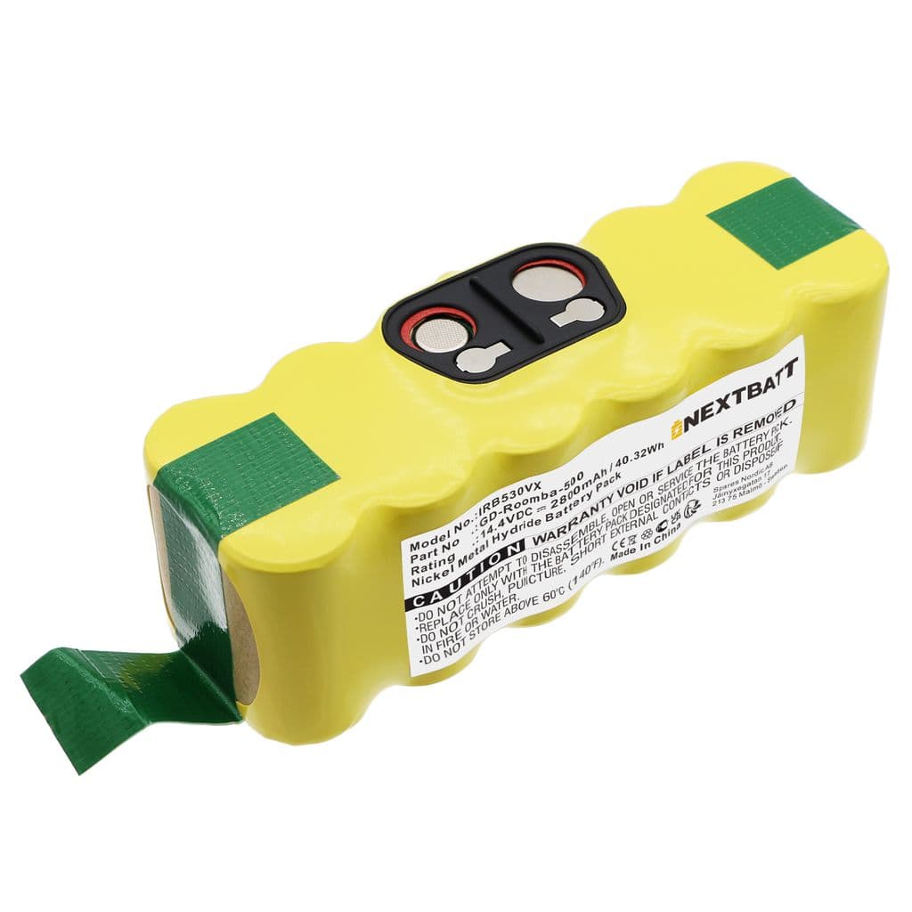 Batteri til Batteri til Roomba iRobot 500/700/800 14,4 V 2800 mAh