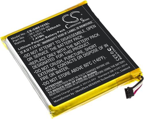 Batteri til Garmin Edge 1030 etc