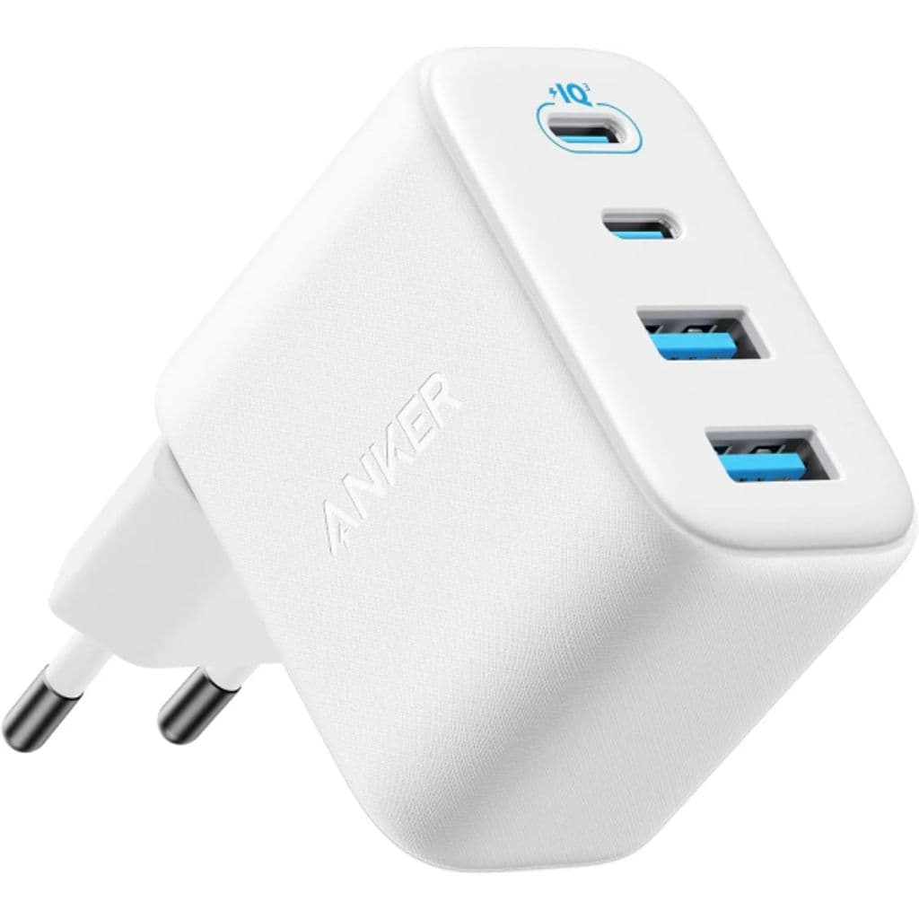 Anker Zolo vegglader 50W, 2x USB-C/2x USB-A – hvit