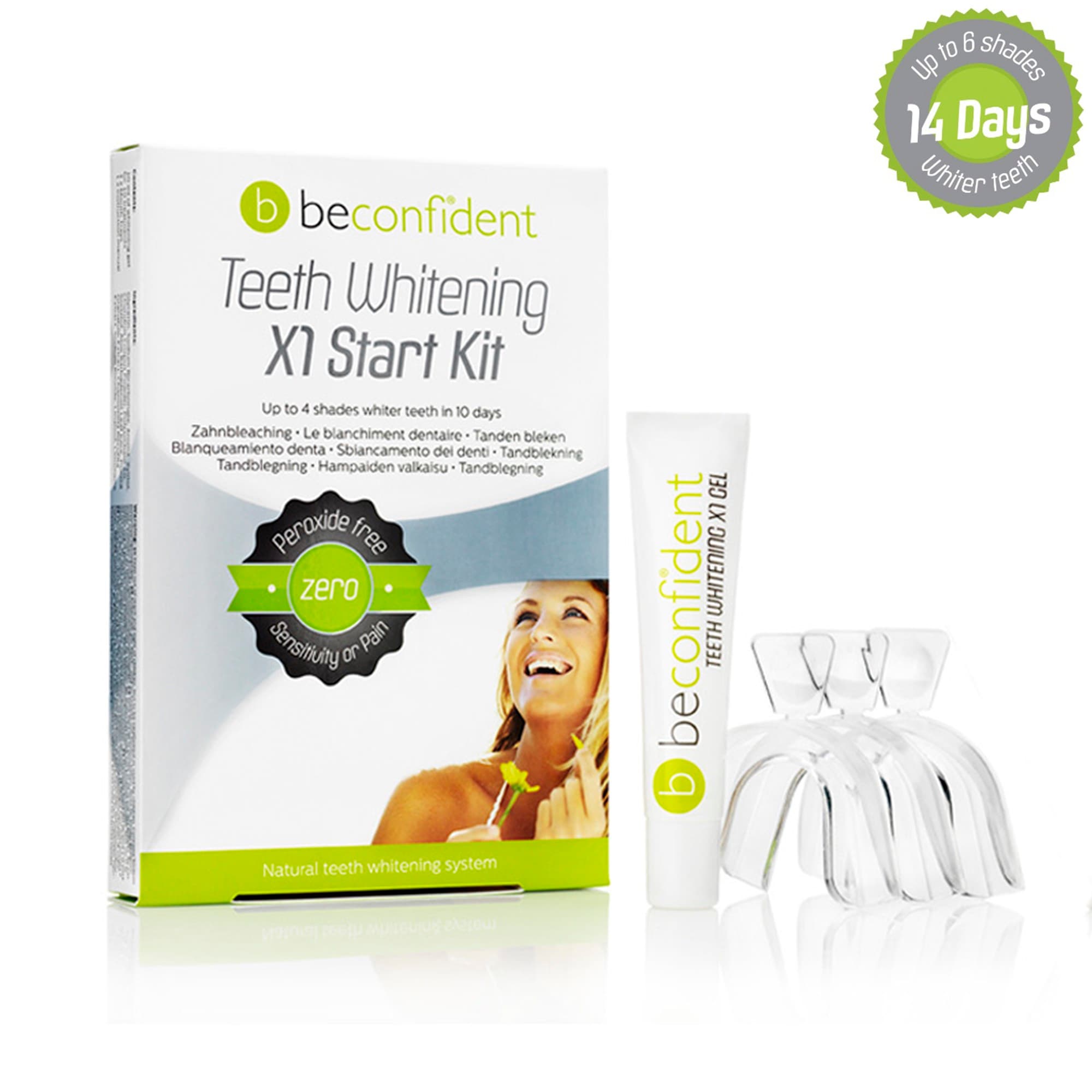 Beconfident Tandblekning X1 tandblekning startkit