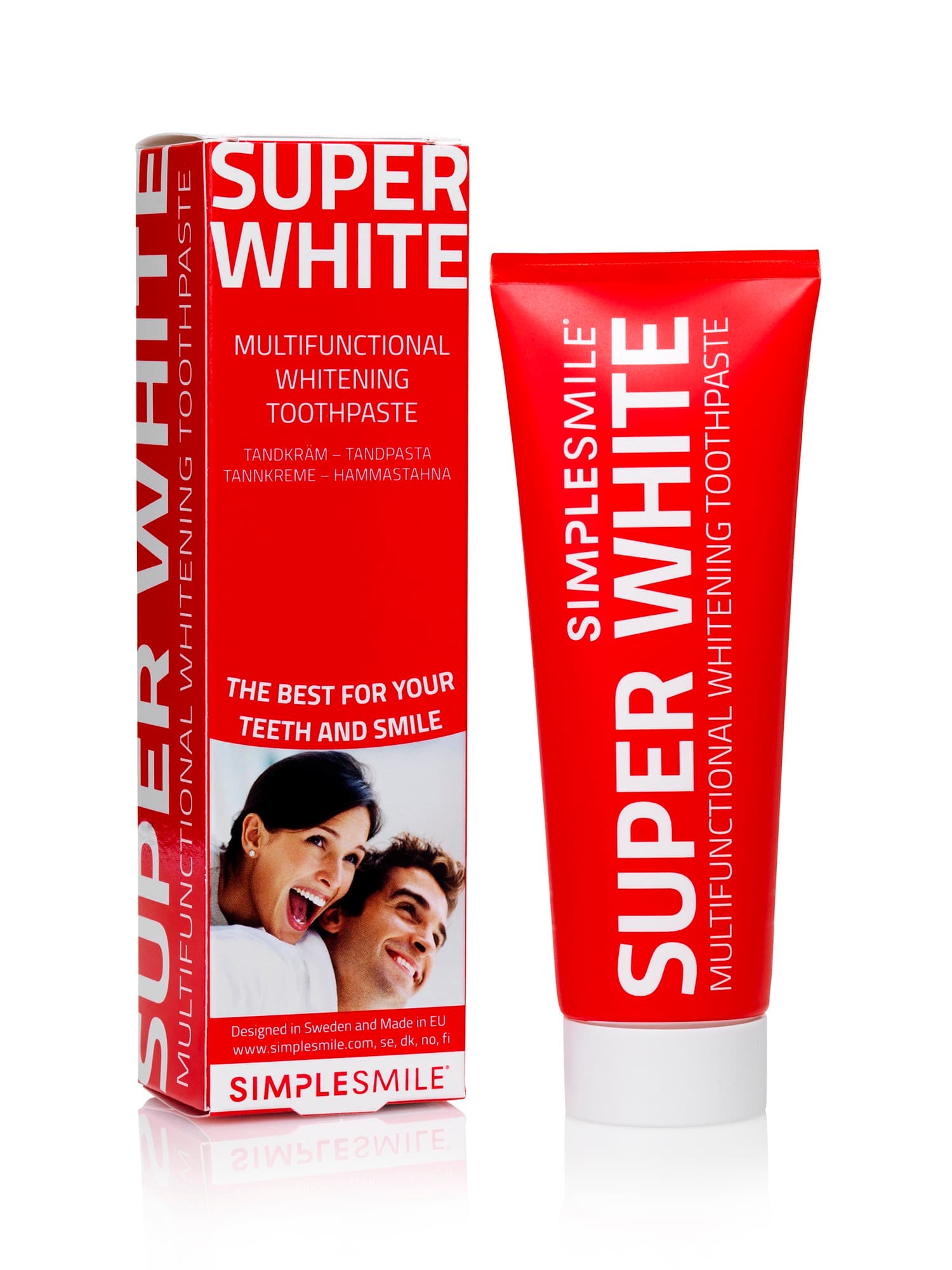 SimpleSmile® Multifunktionella SUPER WHITE TANDKRÄM