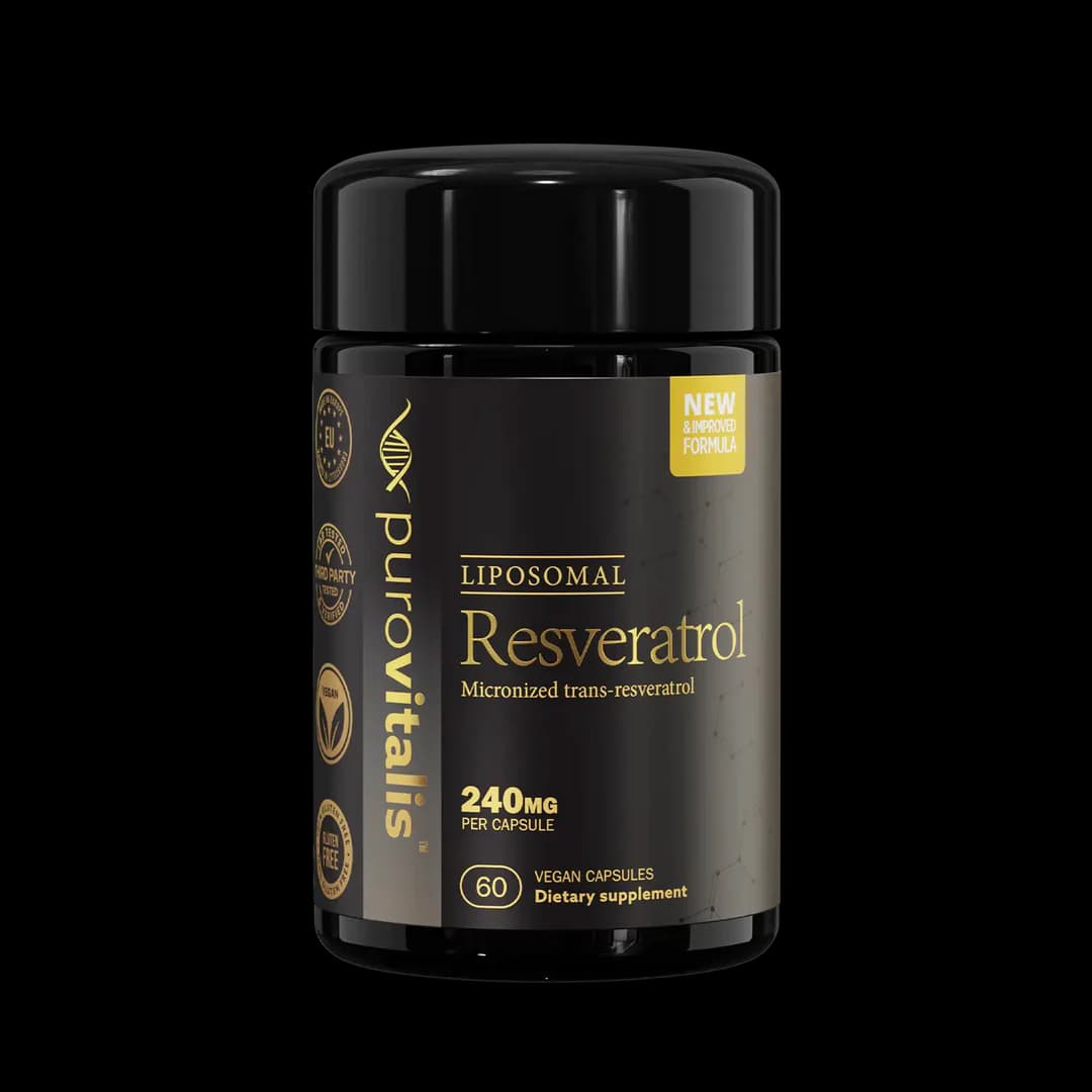 Liposomal Resveratrol Purovitalis Longevity 60 Capsules
