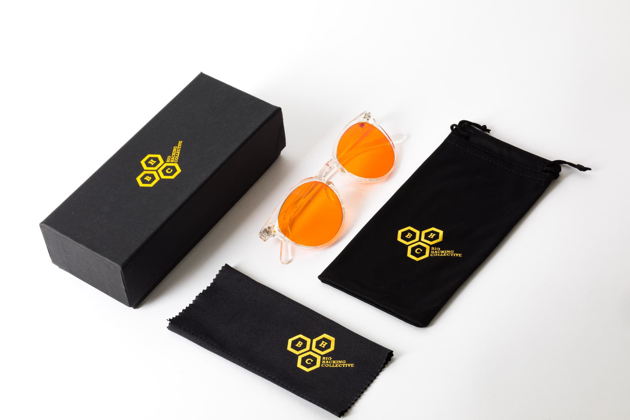 The Sunset blue light blocking glasses Biohacking Collective