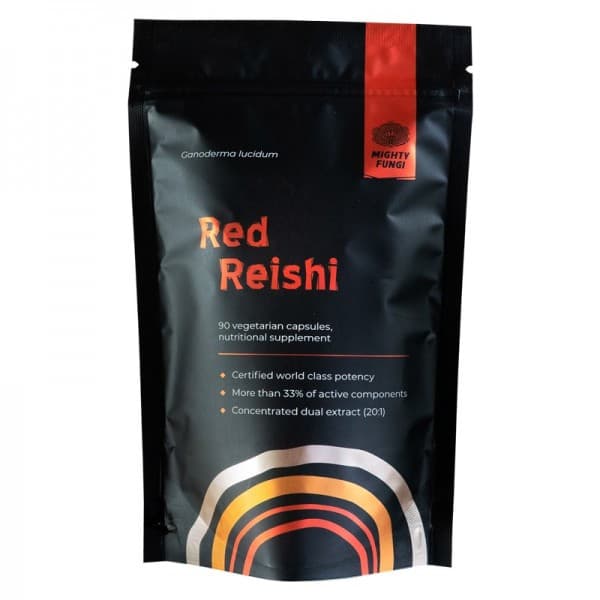 Red Reishi 90 capsules Mighty Fungi