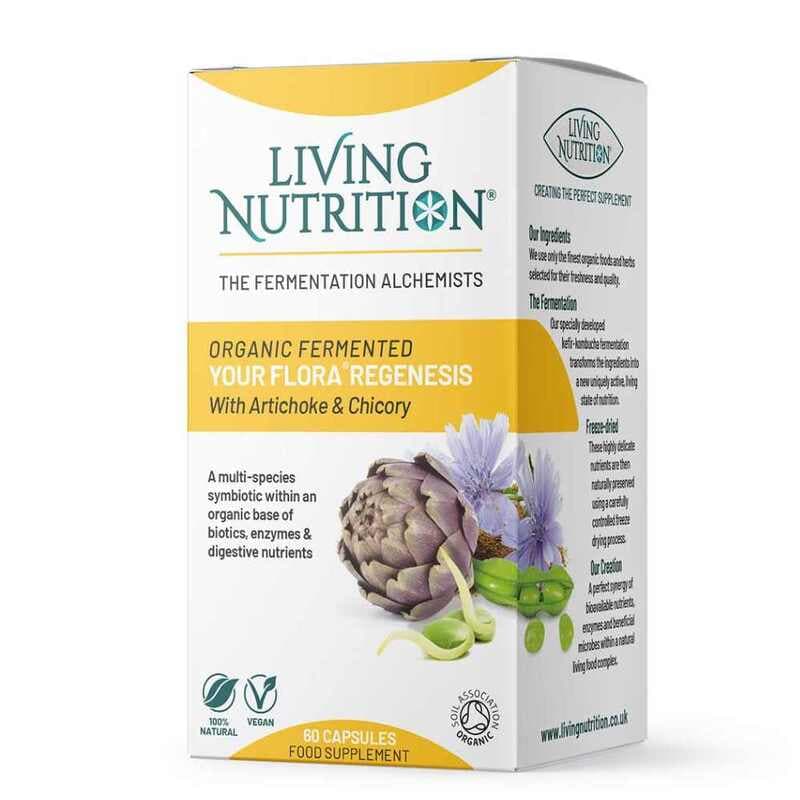 Living Nutrition Your Flora Regenesis 60 Capsules Organic
