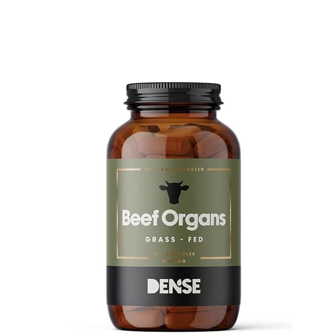 Beef Organs 180 capsules Dense
