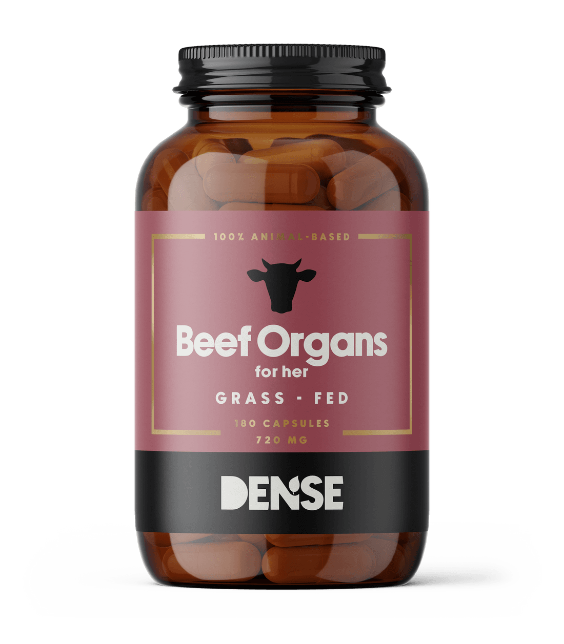 Beef Organs for Her 180 Capsules Dense