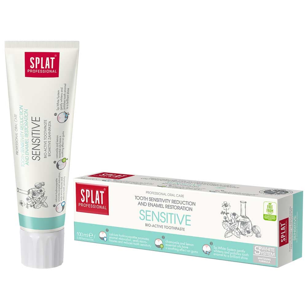 Sensitive Tandkräm med hydroxiapatit 100 ml Splat