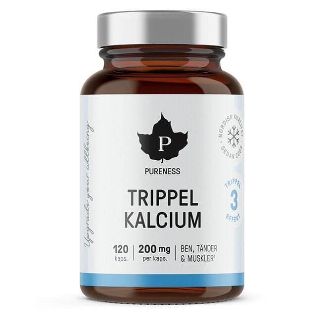 Trippel Kalcium 120 kapslar Pureness