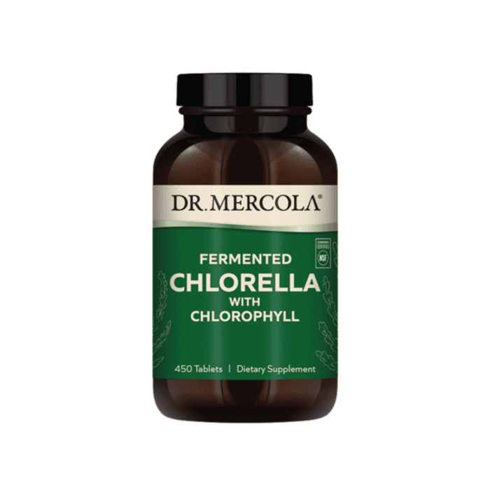 Fermented Chlorella 450 Tablets Dr. Mercola