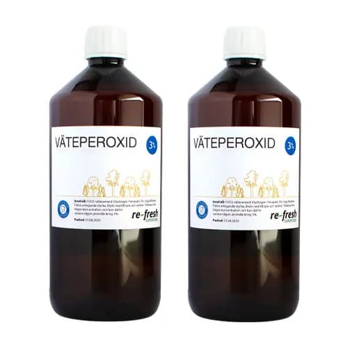 Hydrogen Peroxide 3% Re-fresh - 2 * 1000 ml