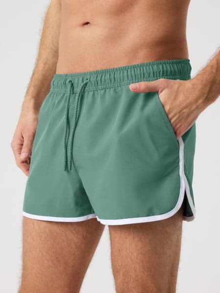 Borg Retro Swim Shorts