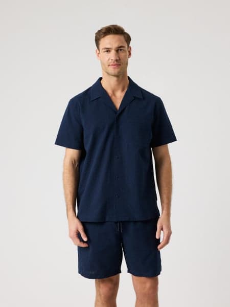Borg Seersucker Resort Shirt