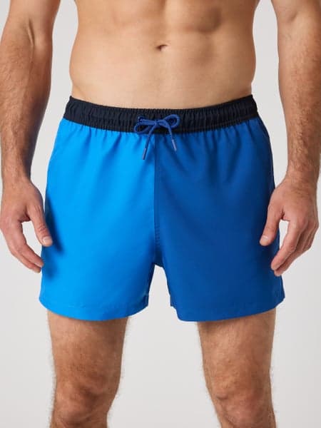 Borg Blocked Swim Shorts