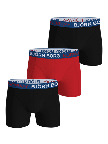 Cotton Stretch Boxers Norway 3-pack