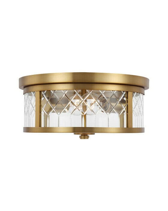 Alec Flush Mount Brass