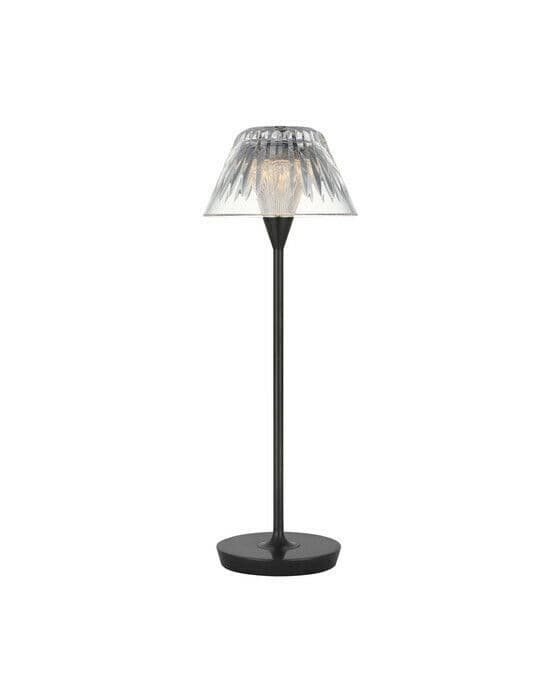 Blaze 16" Rechargeable Table Lamp Bronze/Clear Crystal