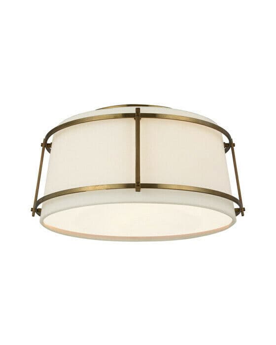 Callaway Flush Mount Antique Brass
