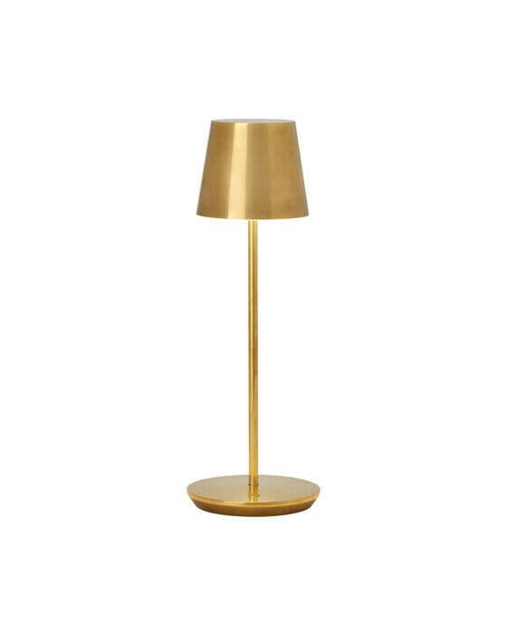 Nevis Accent Rechargeable Table Lamp Brass