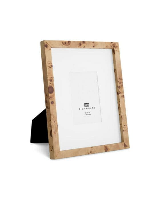 Braga Picture Frame Light Brown Mappa Burl S