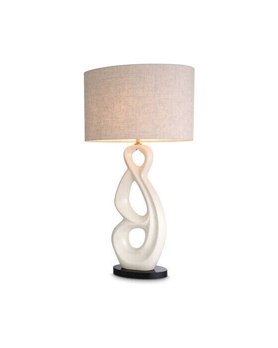 Macias Table Lamp White