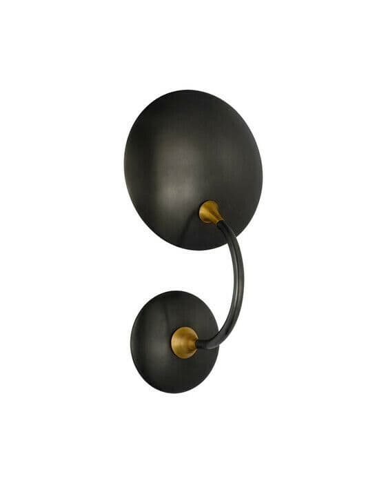 Keira Wall Wash Sconce Bronze and Antique Brass M