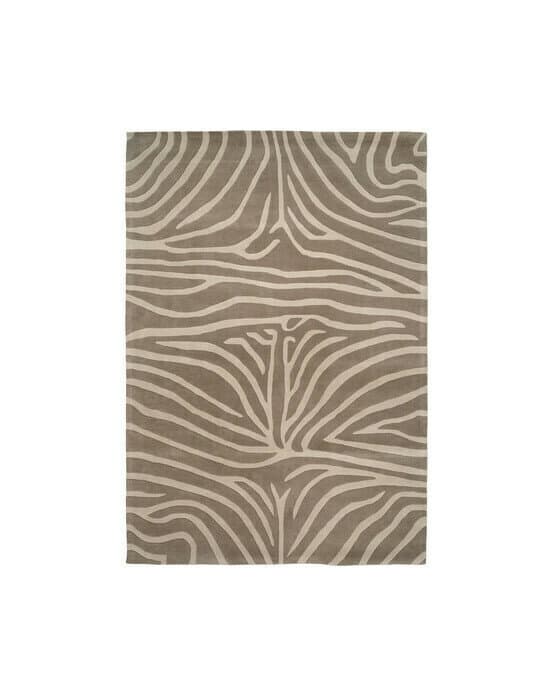 Zebra teppe beige