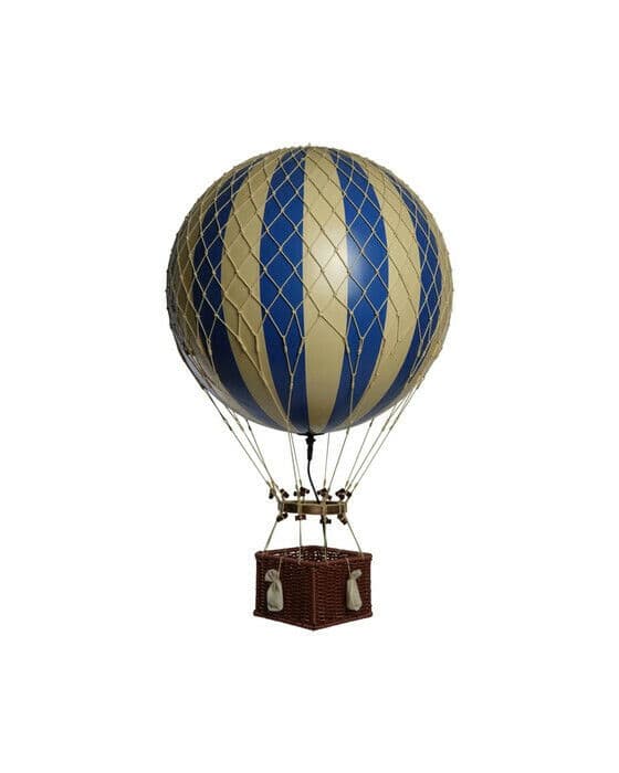 Jules Verne luftballong LED blå