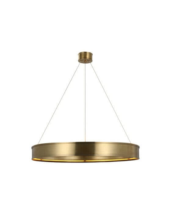 Connery 40" Ring Chandelier Antique Brass