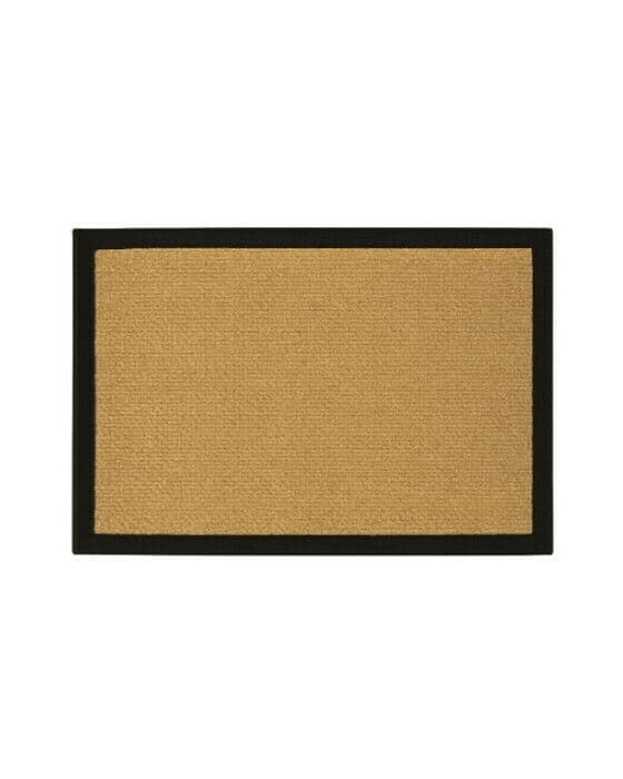 Panama doormat Desert Sand Black