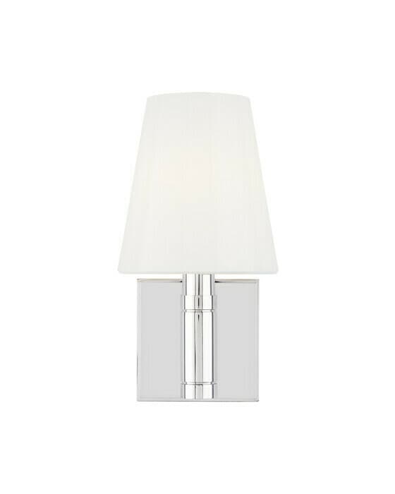 Beckham Classic Square Sconce Nickel