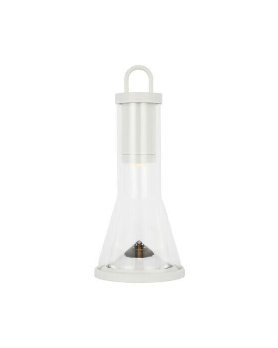 Kandella Accent Rechargeable Table Lamp Matte White