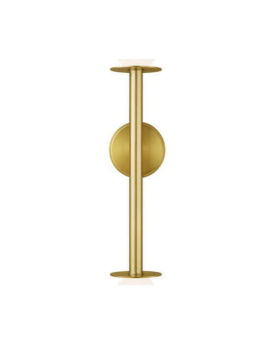 Nodes Double Sconce Brass