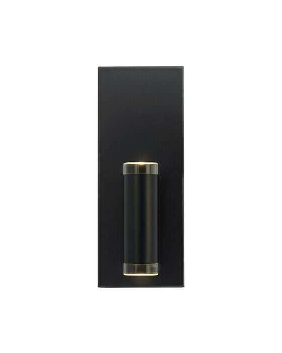 Dobson II 1-Light Bathroom Wall Light Matte Black