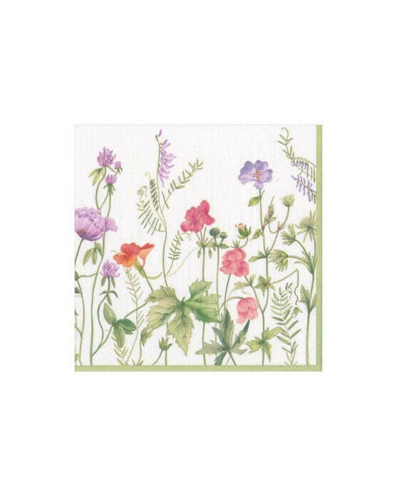 French Floral servietter 20-pakning