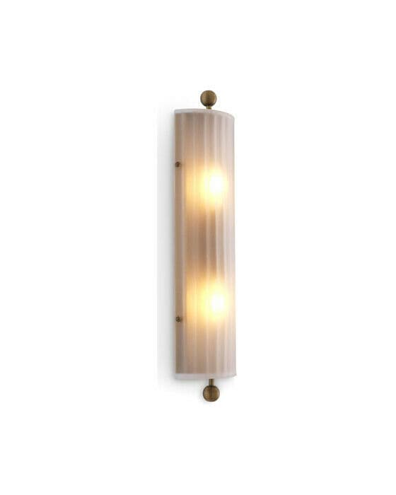 Juno vegglampe antikk messing