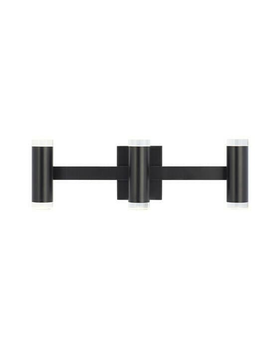 Dobson II 3-Light Bath Light Matte Black