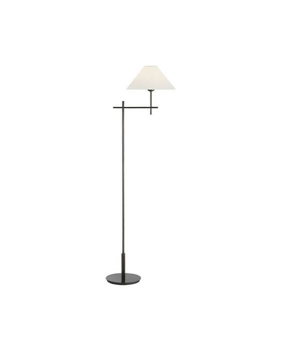 Hackney gulvlampe bronse