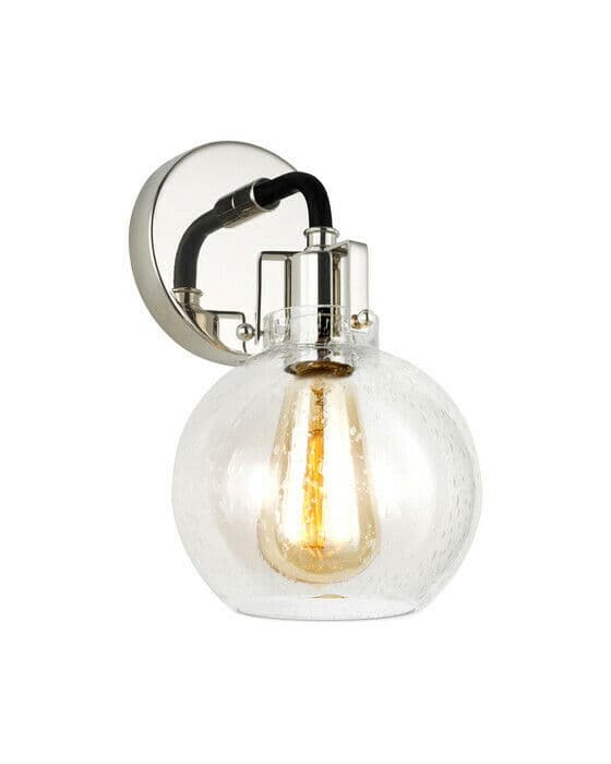 Clara Single Sconce Nickel