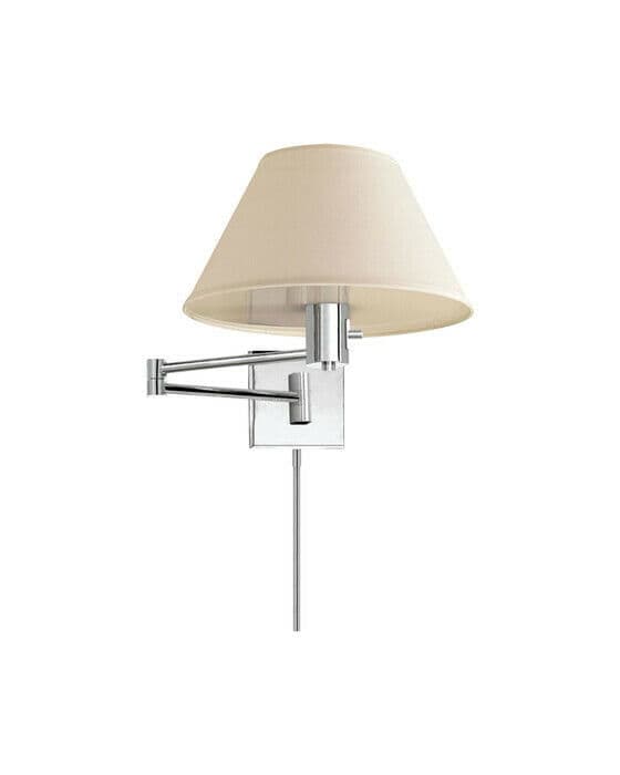 Classic Swing Arm Wall Lamp Polished Nickel