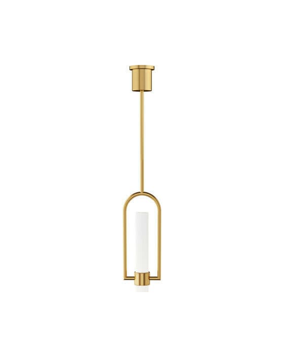 Calumn Pendant Natural Brass