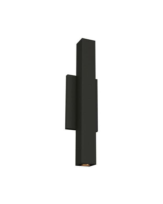 Chara 17" Outdoor Wall Sconce Black