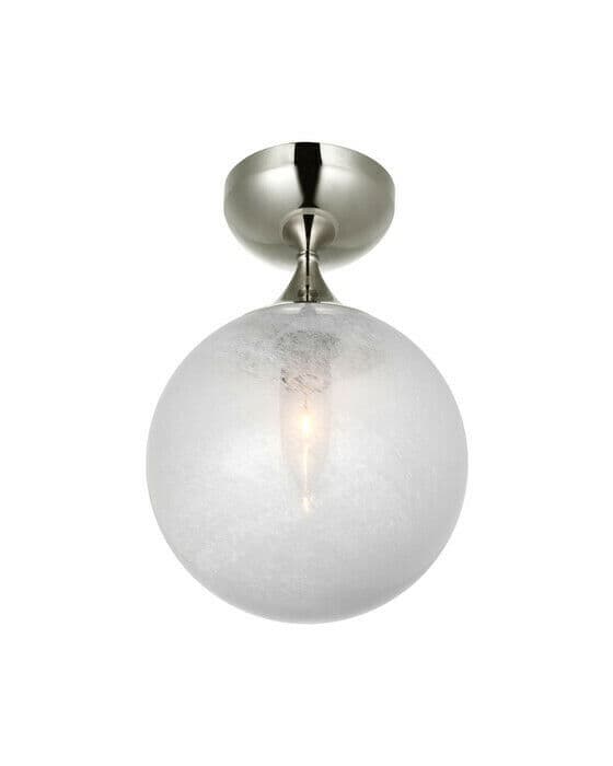 Cristol Single Flush Mount Polished Nickel