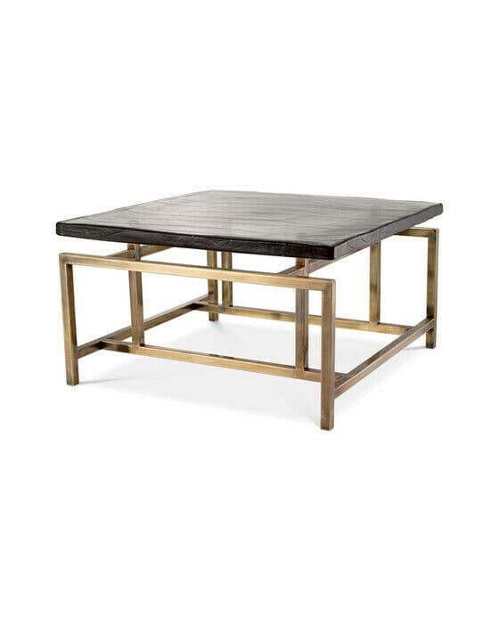 Schlumberg sofabord antikk messing